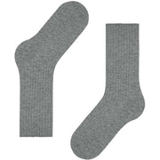 Falke Cosy Wool Boot Socks - Light Grey Mel