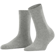 Falke Cosy Wool Socks - Light Heather Grey