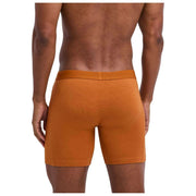 Falke Daily Comfort 2er-Pack Boxershorts mit langen Beinen – Blau/Orange