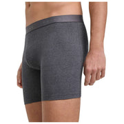 Falke Daily Comfort 2er-Pack Boxershorts mit langem Bein – Dunkelgrau meliert