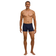 Falke Daily Comfort bedrukte boxershort van 2 stuks - marineblauw