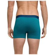 Falke Daily Comfort Boxershort van 2 stuks met print - Blauwgroen