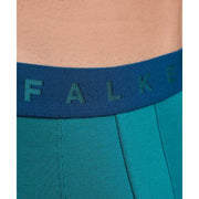 Falke Daily Comfort Boxershort van 2 stuks met print - Blauwgroen