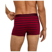 Falke Daily Comfort Striped Boxer Brief - Burgundy