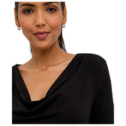Falke Daily Drape korte bodysuit - zwart