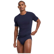 Falke Daily Seamless Crew-Neck T-Shirt - Midnight Navy