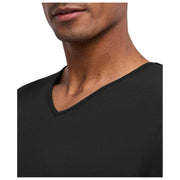 Falke Daily Seamless V-Neck T-Shirt - Black