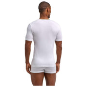 Falke Daily Seamless T-Shirt à Col en V - Blanc