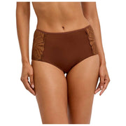 Falke Slip mit mittlerer Taille und zarter Haptik – Hirschbraun