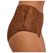 Falke Slip mit mittlerer Taille und zarter Haptik – Hirschbraun
