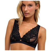 Falke Delicate Touch Driehoekbralette - Zwart