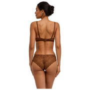 Falke Delicate Touch Triangel-Bralette – Hirschbraun