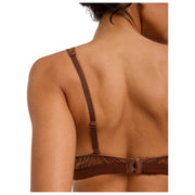 Falke Delicate Touch Triangel-Bralette – Hirschbraun