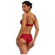 Falke Delicate Touch Triangle Bralette - Ventimiglia Red