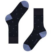 Falke Dot Socks - Dark Navy