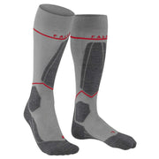 Falke SK4 Advanced Compression Light Skiing Knee-High Socks - Light Grey