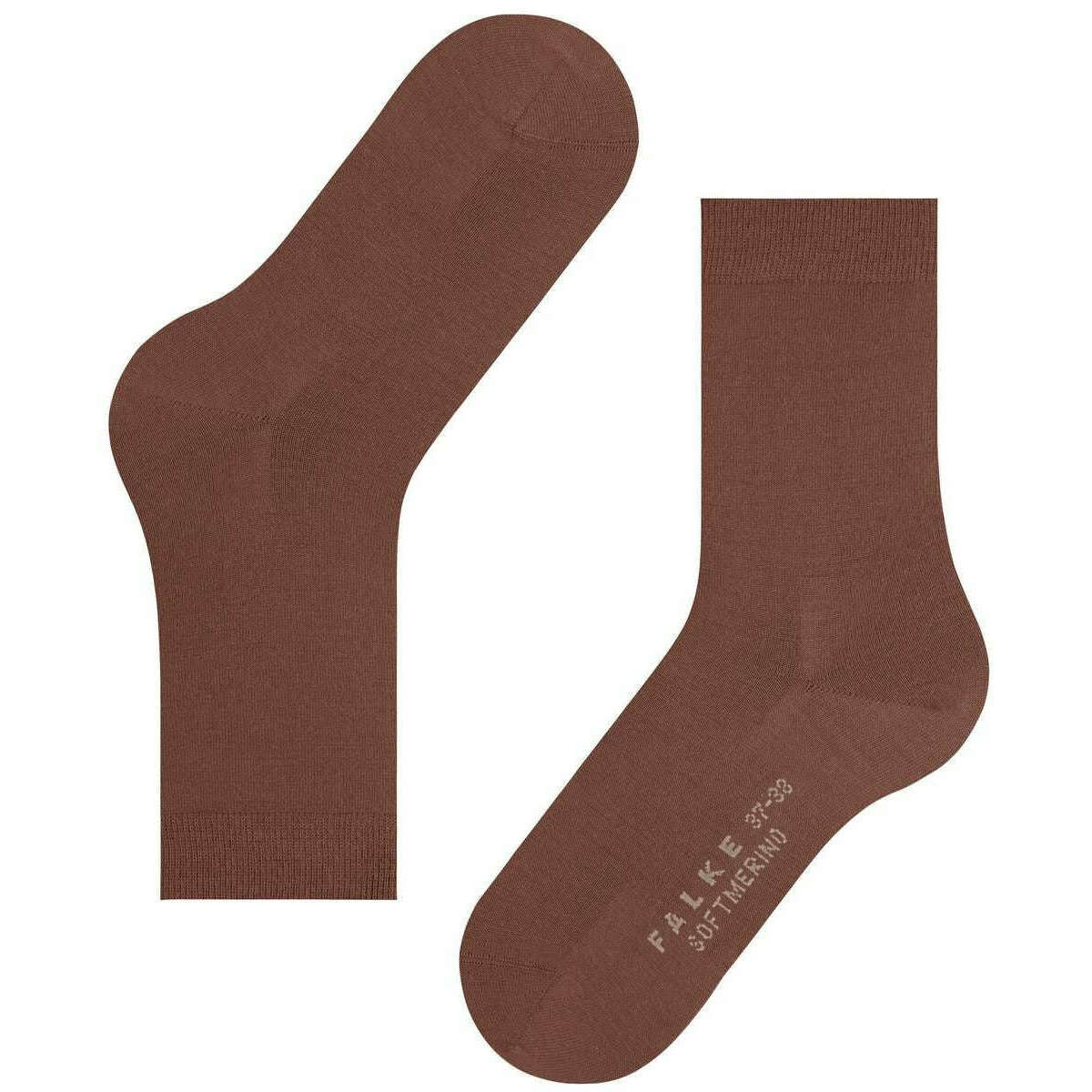 Falke Womens Pebble Brown Softmerino Overknee Socks – KJ Beckett
