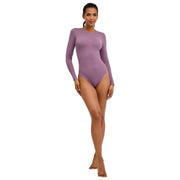 Falke Timeless Cotton Crew Brief Bodysuit - Magnolia Lilac