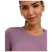 Falke Timeless Cotton Crew String Body - Magnolia Lilas