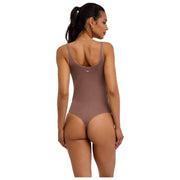 Falke Timeless Cotton Tank String Body - Milkshake Marron