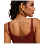 Falke Timeless Cotton Tank String Body - Mink Marron
