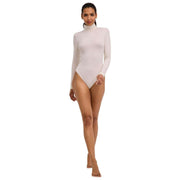 Falke Timeless Cotton Turtle-neck String Body - Blanc Perle