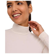 Falke Timeless Cotton Turtle-neck String Body - Blanc Perle