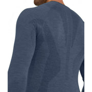 Falke Wool Tech Long Sleeve Shirt - Capitain Blue