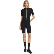 Falke Zipped Biking Jersey - Black/Green