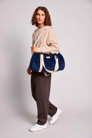 Hindbag Simon Duffle Bag - Velvet Navy Blue