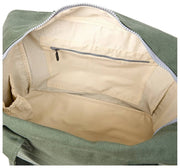 Sac fourre-tout moyen en toile de coton Roka Sloane - Vert saule