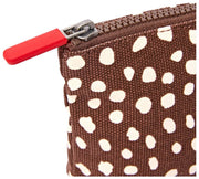 Roka Maida Vale Kleine Baumwoll-Canvas-Tasche – Brown Dot