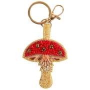 powder-toadstool-beaded-keyring---gold-34477465