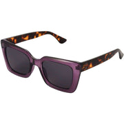 Foster Grant Chunky Angled Square Sunglasses - Purple/Brown