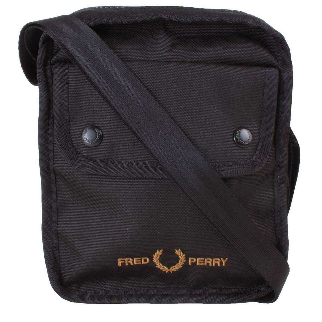 poort punch Oppositie Fred Perry Black Mens Branded Side Bag – KJ Beckett