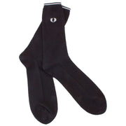 Fred Perry Tipped Socks - Black/Porcelain White