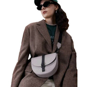 Gaston Luga Spläsh Moon Crossbody Bag - Taupe Grey