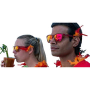 Goodr Phoenix at a Bloody Mary Bar Sunglasses - Red