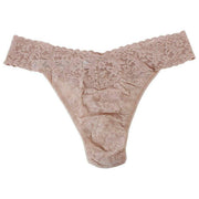 Hanky Panky Signature Lace - Lot de 3 tongs taille originale - Chai/Noir/Grenade foncée