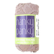 Hanky Panky Signature Lace Low Rise Thong - Taupe