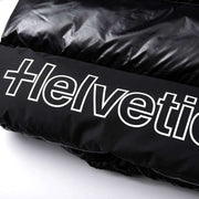 Helvetica Mountain Pioneers Pinto 2 donsjack met capuchon - zwart