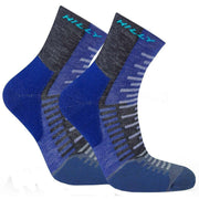 Hilly Active Anklet Socks - Cobalt Blue/Black