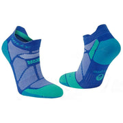 Hilly Marathon Fresh Socklets - Sapphire Blue/Teal Green