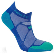 Hilly Marathon Fresh Socklets - Sapphire Blue/Teal Green