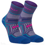 Hilly Twin Skin Anklet Socks - Grape Purple/Blue