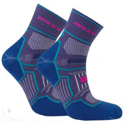 Hilly Twin Skin Anklet Socks - Grape Purple/Blue
