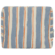 Hindbag Alix Extra Large Toiletry Bag - Orange/Blue Stripes
