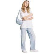 Hindbag Andrea Half Moon Bag - Denim Blue