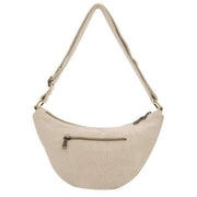Hindbag Andrea Half Moon Bag - Jute Cream
