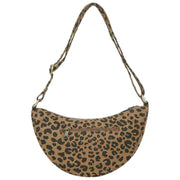 Hindbag Andrea Half Moon Bag - Léopard Cannelle Marron